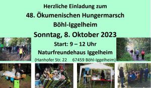Mehr über den Artikel erfahren Einladung zum Hungermarsch 2023