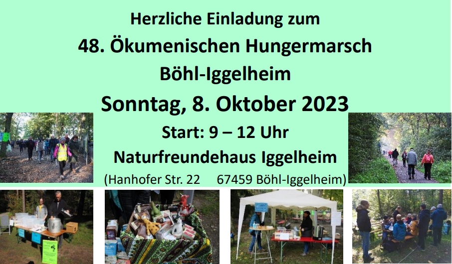 Einladung Hungermarsch 2023