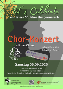Mehr über den Artikel erfahren Chorkonzert am Samstag 06.09.2025