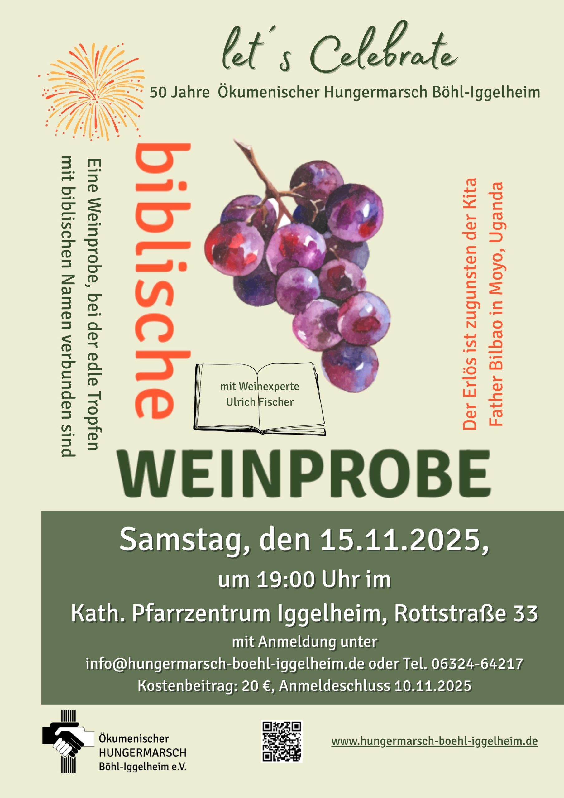 Biblische Weinprobe am Samstag 15.11.2025